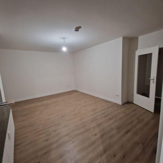 1,5 Zimmer- Single-Wohnung mit Balkon frisch renoviert - Wohnraum