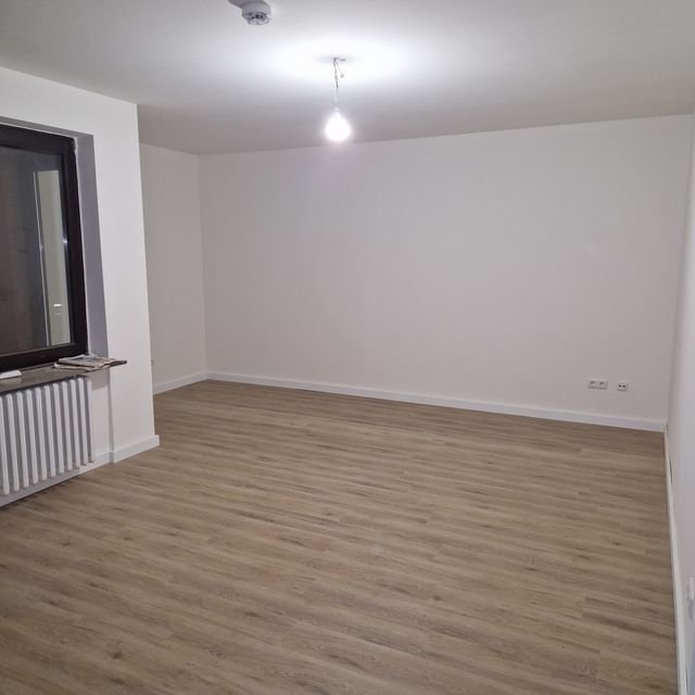 1,5 Zimmer- Single-Wohnung mit Balkon frisch renoviert - Wohnraum